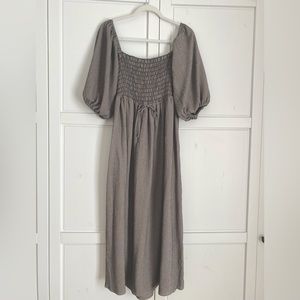 Christy Dawn Katrina dress in Grey Houndstooth-size large